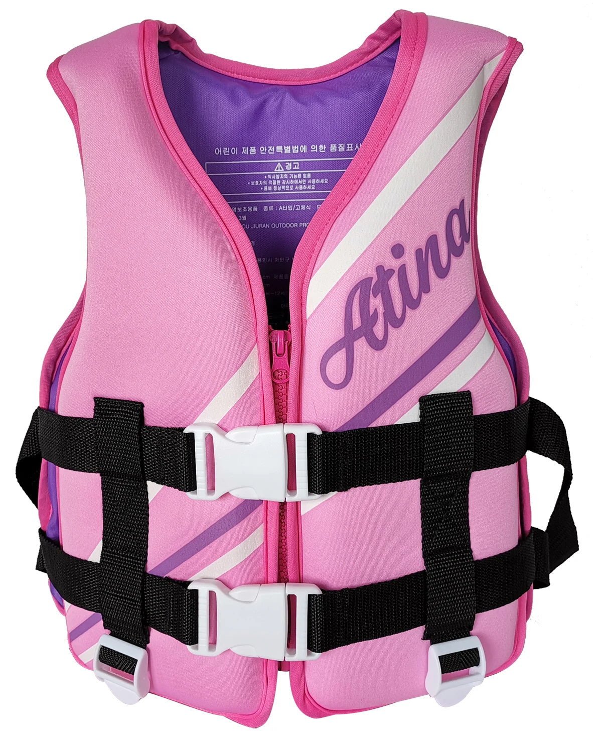 Water Sports Children Life Jacket Vest Custom Safety Certified Rafting and Swimming Lightweight Vibrant Pink Chaleco Salvavidas