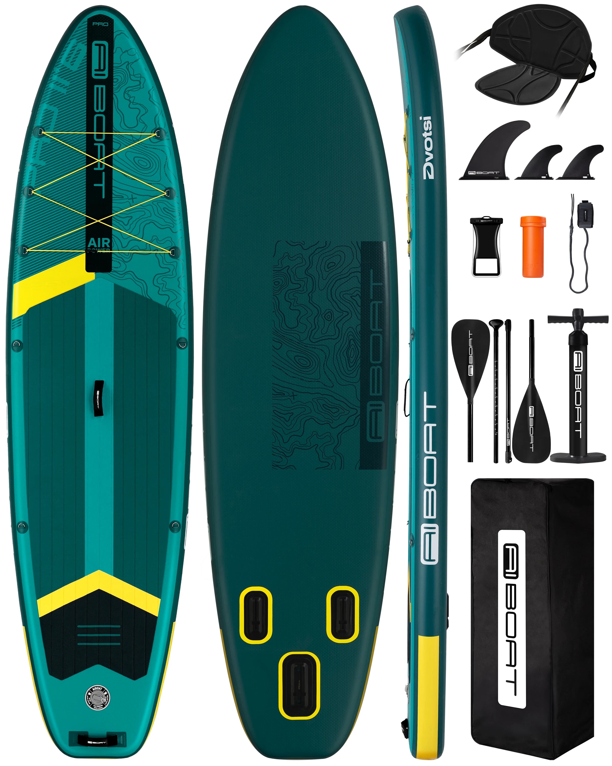 AquaVibe™ Explorer 11’6 – Paddle Gonflable Premium