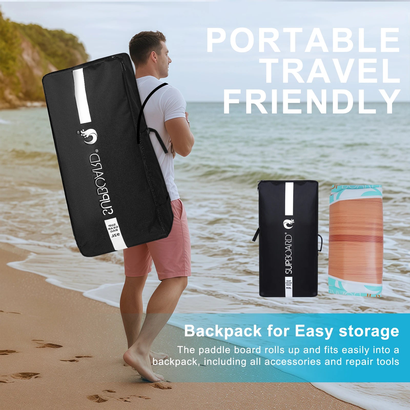Paddle Gonflable Haute Performance AquaVibe™