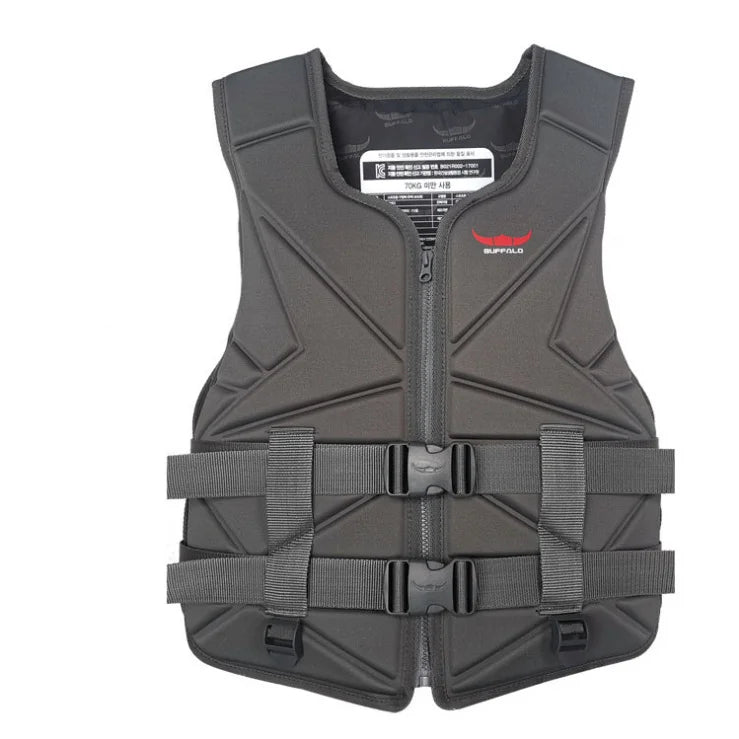 JIURAN Adult Life Jacket Vest Neoprene 25-85KG Buoyancy EPE Foam for Surfing Swimming Water Sports