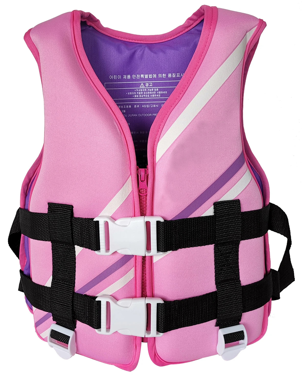 Water Sports Children Life Jacket Vest Custom Safety Certified Rafting and Swimming Lightweight Vibrant Pink Chaleco Salvavidas