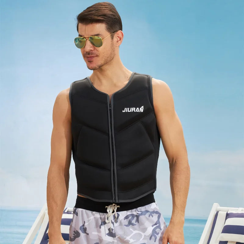 JIURAN Swimming Training Surfing Paddle Board Life Jacket Neoprene for Water Sports Buoyancy Vest Chaleco Salvavidas