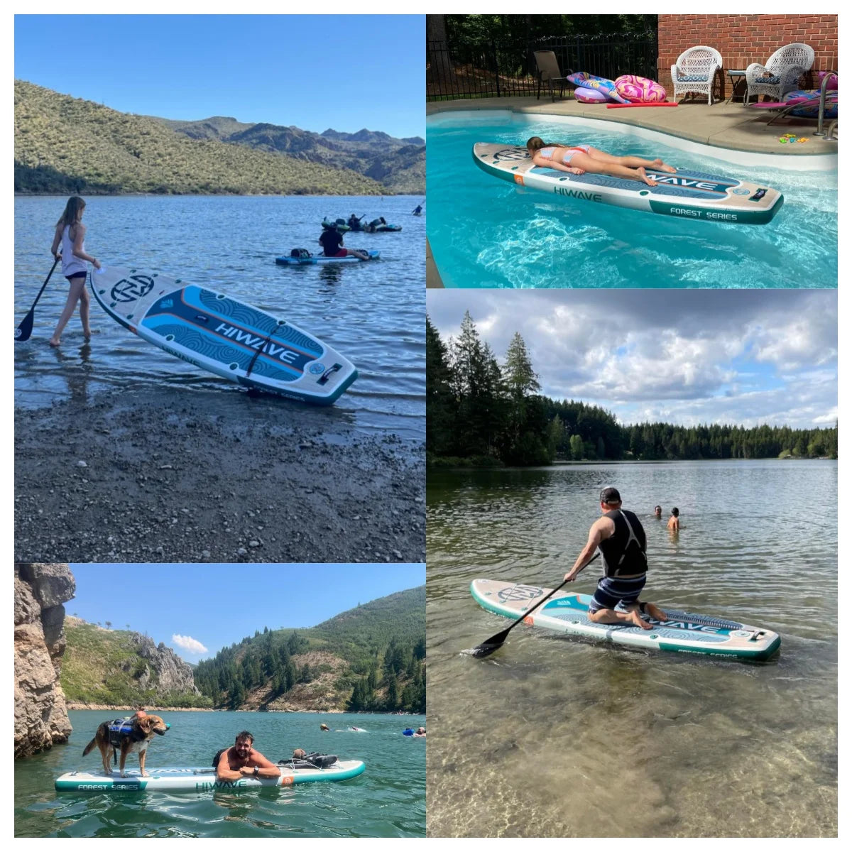 AquaVibe™ HIWAVE – Paddle Gonflable Premium Extra Large 11’ 🌊