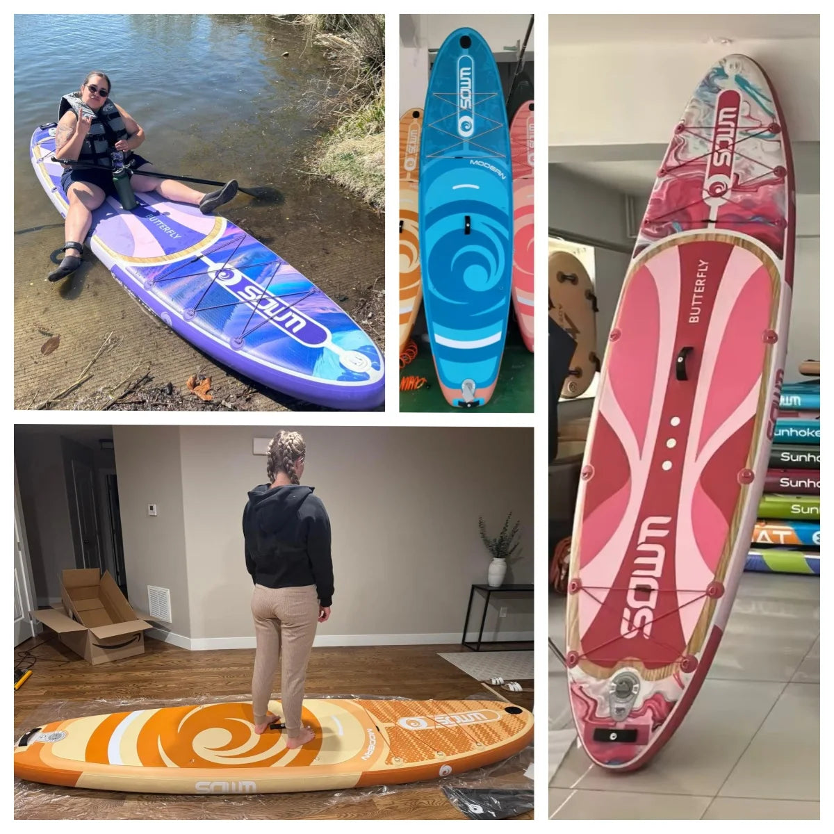 AquaVibe™ Butterfly Edition – Pack Complet Paddle Premium 🌸