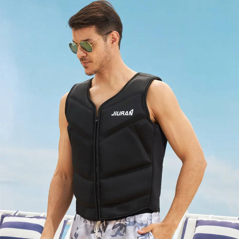 JIURAN Swimming Training Surfing Paddle Board Life Jacket Neoprene for Water Sports Buoyancy Vest Chaleco Salvavidas