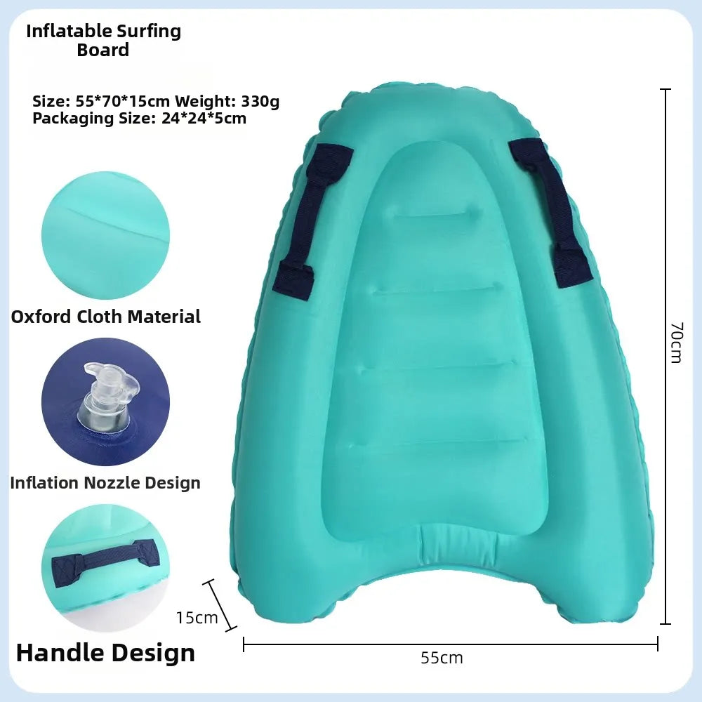 AquaVibe™ MiniSurf – Planche Gonflable Enfant pour Plage & Piscine 🌊☀️